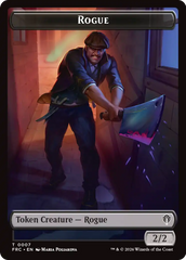 Insect // Rogue Double-Sided Token [Reality Fracture Commander Tokens] | Lots Moore NSW