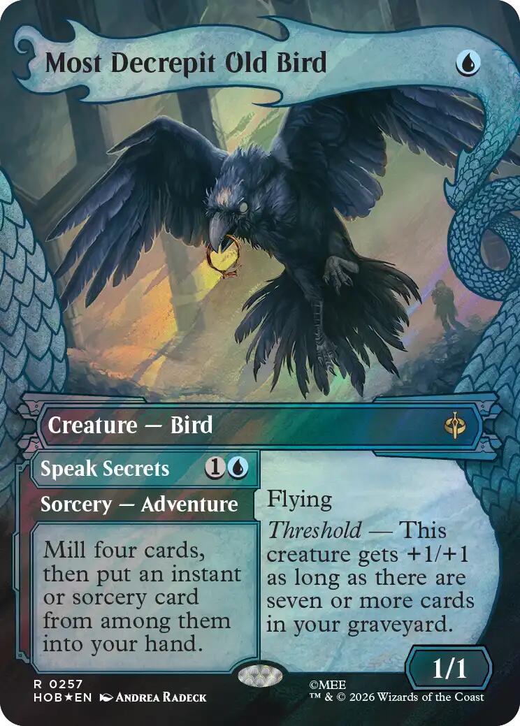 Most Decrepit Old Bird (Showcase) (Surge Foil) [The Hobbit] | Lots Moore NSW