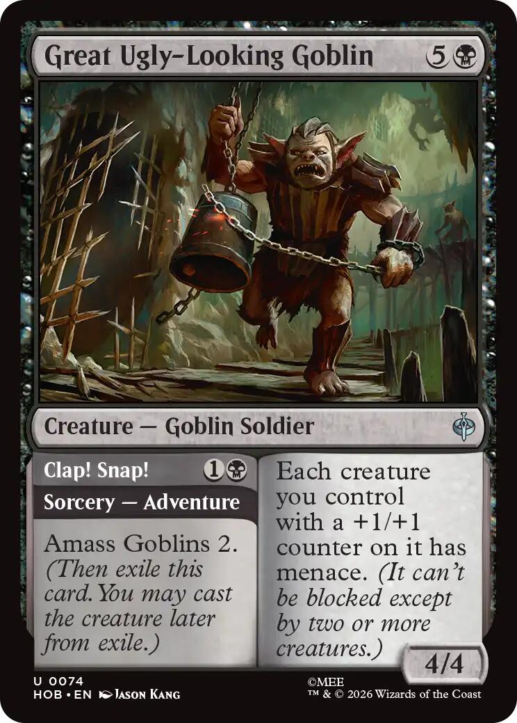 Great Ugly-Looking Goblin (Showcase) (Surge Foil) [The Hobbit] | Lots Moore NSW
