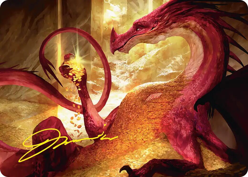 Gleaming Splendor Art Card (Gold-Stamped Signature) [The Hobbit Art Series] | Lots Moore NSW
