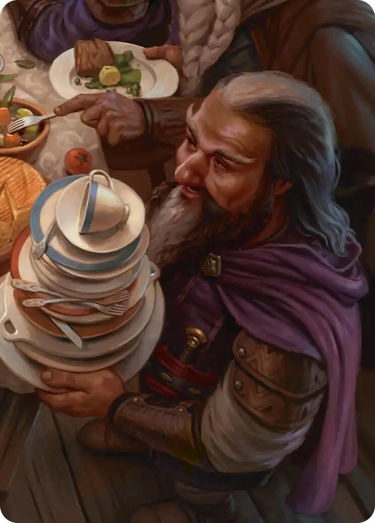 Ori, Plate Stacker Art Card (6/12) [The Hobbit Art Series] | Lots Moore NSW