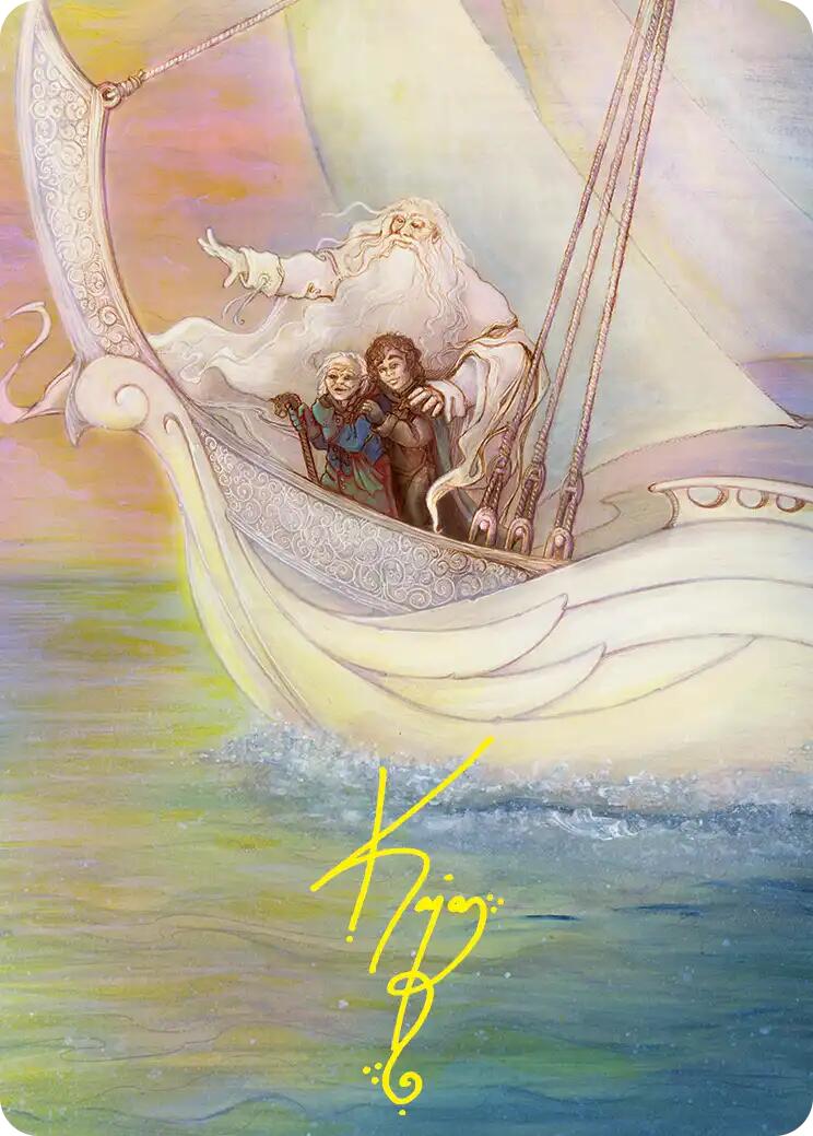 Dawn of a New Age Art Card (Gold-Stamped Signature) [The Hobbit Art Series] | Lots Moore NSW