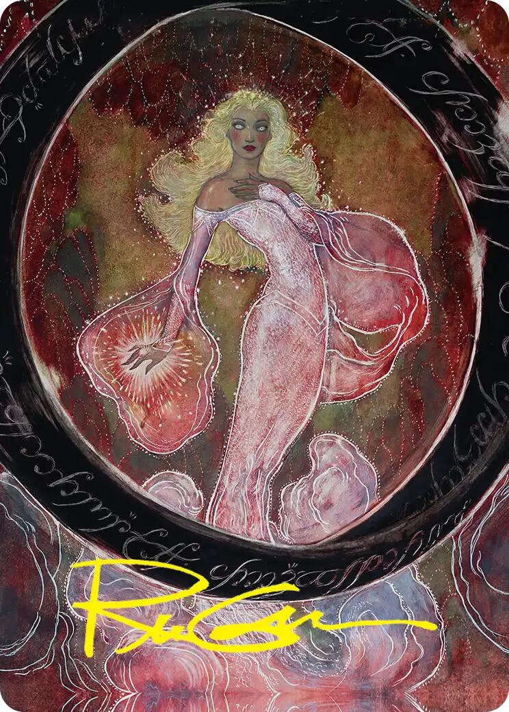 Galadriel's Dismissal Art Card (Gold-Stamped Signature) [The Hobbit Art Series] | Lots Moore NSW