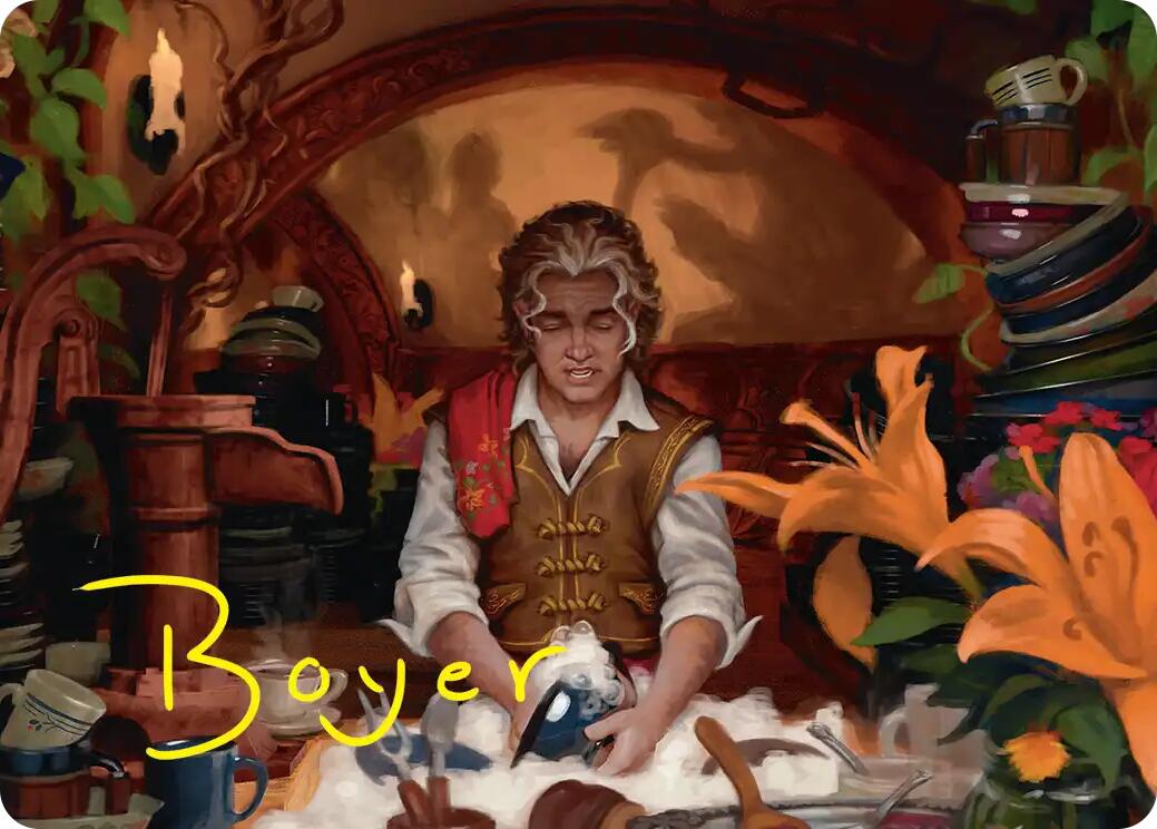 Confusticate and Bebother Art Card (Gold-Stamped Signature) [The Hobbit Art Series] | Lots Moore NSW