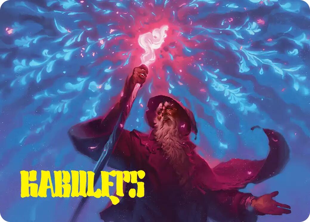 Wizard's Staff Art Card (Gold-Stamped Signature) [The Hobbit Art Series] | Lots Moore NSW