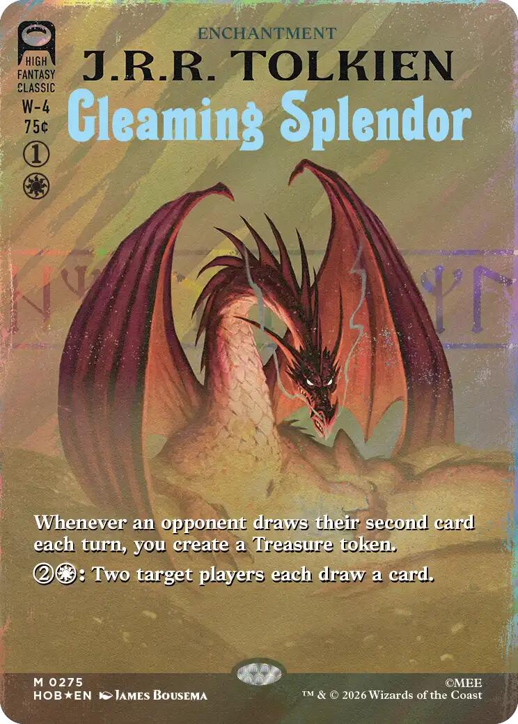 Gleaming Splendor (Borderless) (Surge Foil) [The Hobbit] | Lots Moore NSW