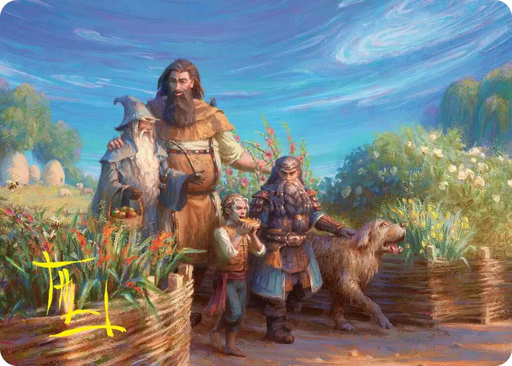 Beorn's Hospitality Art Card (Gold-Stamped Signature) [The Hobbit Art Series] | Lots Moore NSW