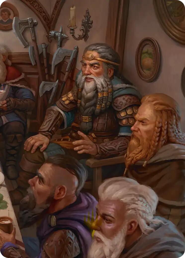 Thorin, King of Durin's Folk Art Card (3/12) [The Hobbit Art Series] | Lots Moore NSW