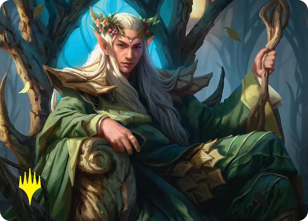 Thranduil, the Elvenking Art Card (Gold-Stamped) [The Hobbit Art Series] | Lots Moore NSW