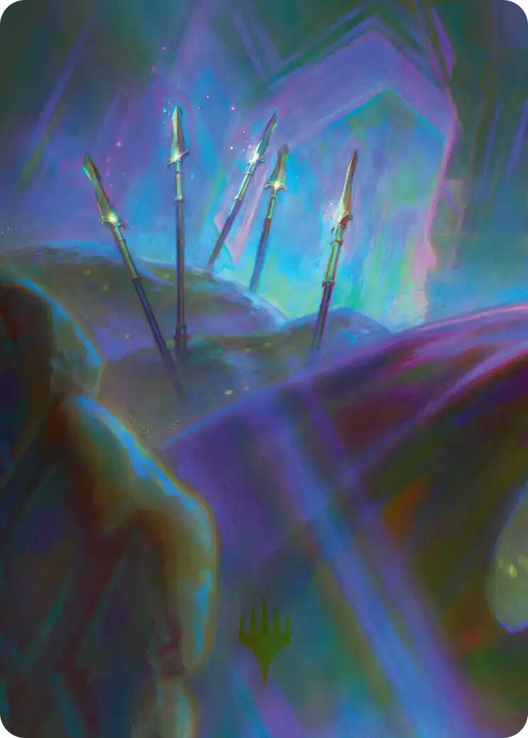 Long-Lost Lances Art Card (7/12) [The Hobbit Art Series] | Lots Moore NSW