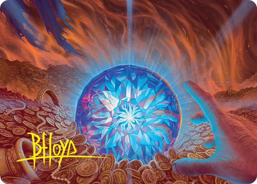 The Arkenstone Art Card (Gold-Stamped Signature) [The Hobbit Art Series] | Lots Moore NSW