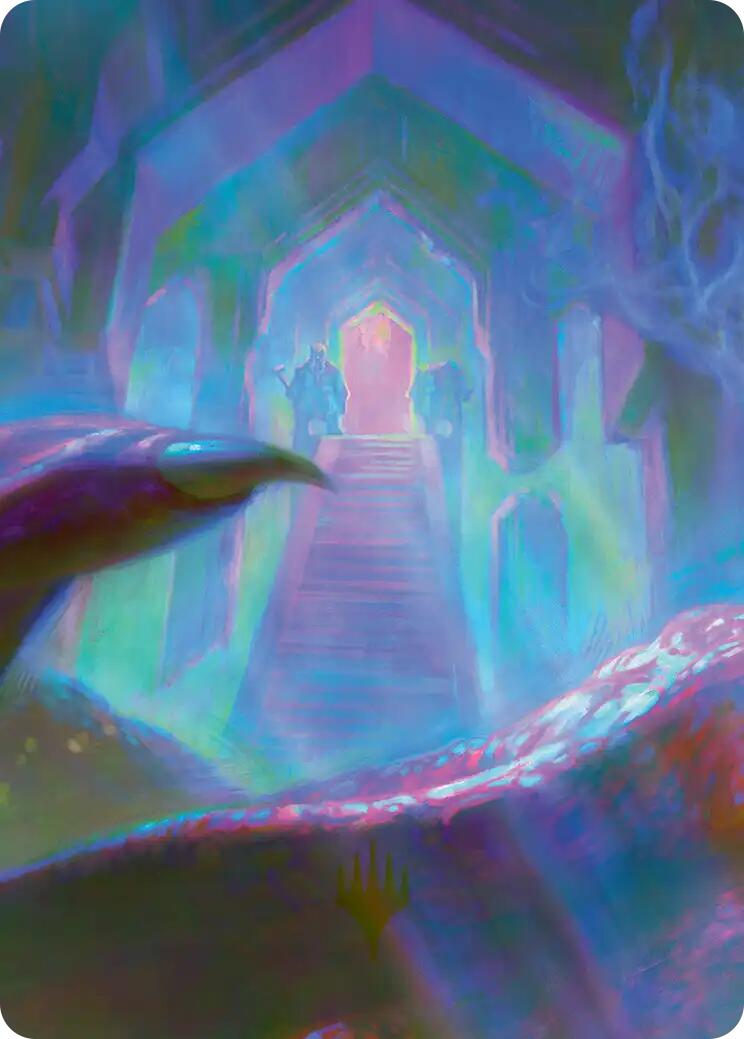 Dragon-Cursed Halls Art Card (8/12) [The Hobbit Art Series] | Lots Moore NSW