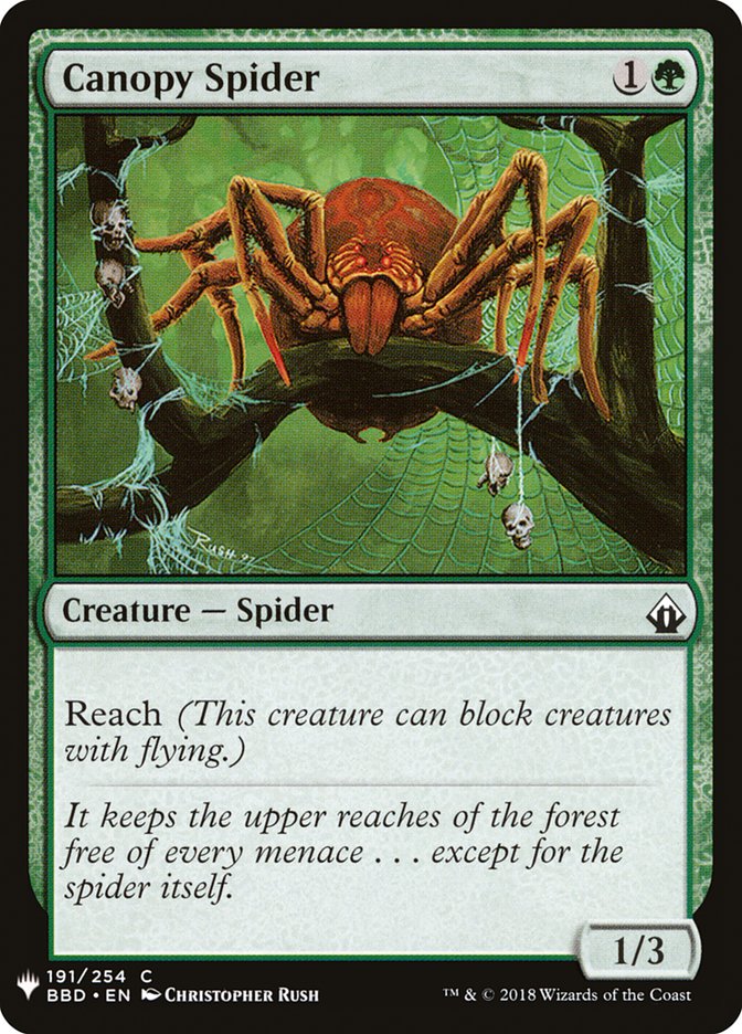 Canopy Spider [Mystery Booster] | Lots Moore NSW