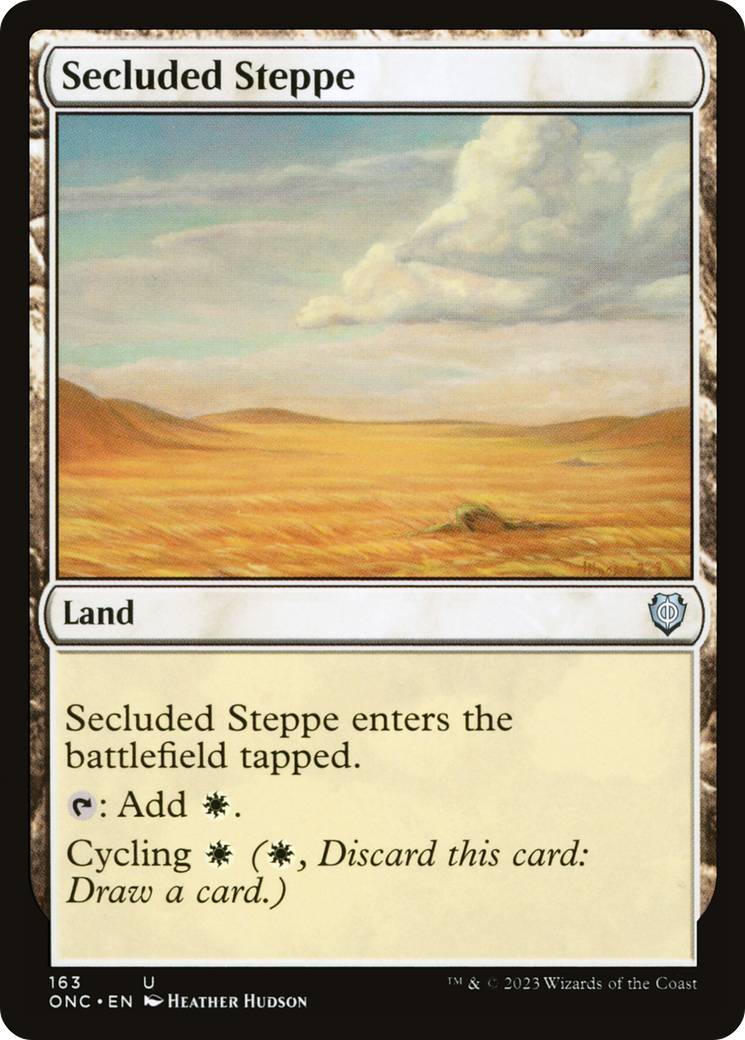 Secluded Steppe [Phyrexia: All Will Be One Commander] | Lots Moore NSW