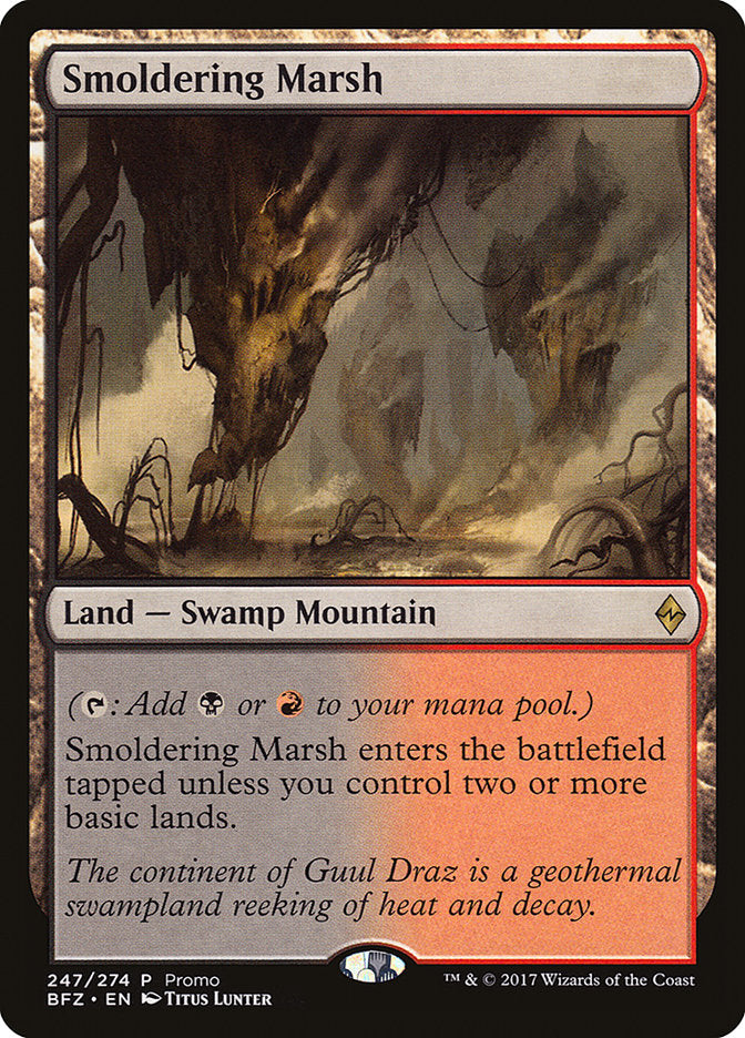 Smoldering Marsh (Promo) [Standard Showdown Promos] | Lots Moore NSW