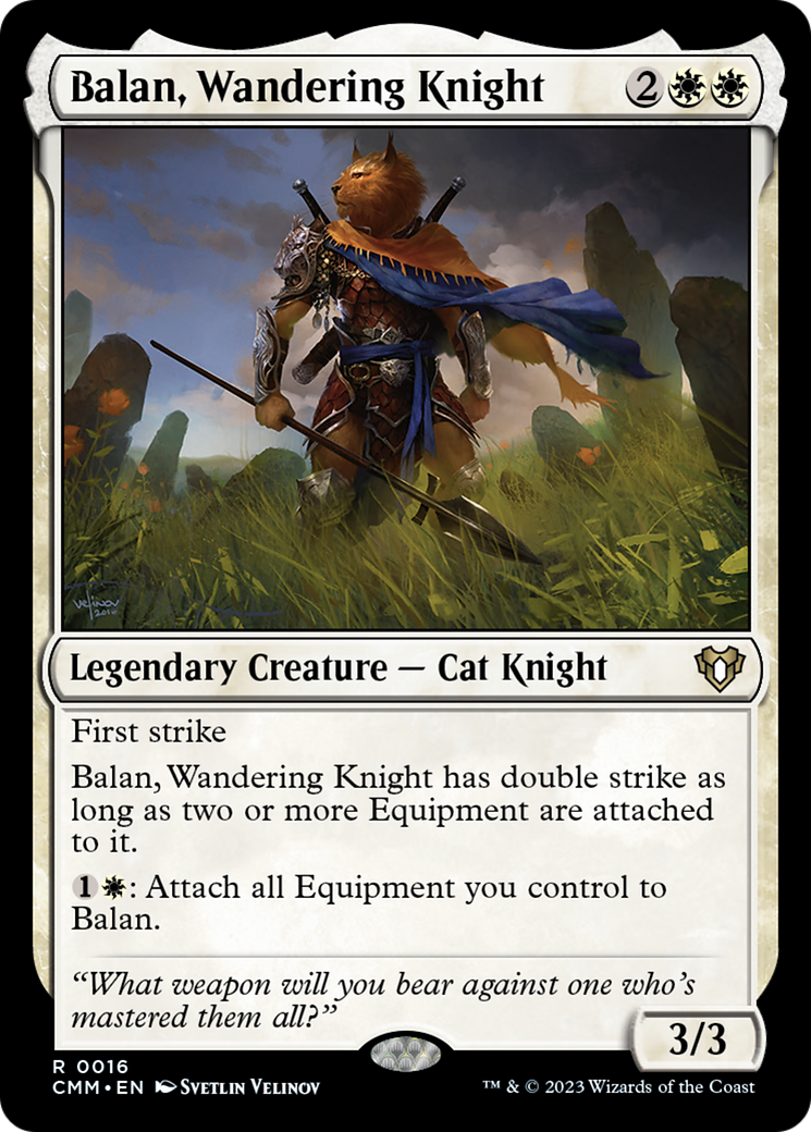 Balan, Wandering Knight [Commander Masters] | Lots Moore NSW