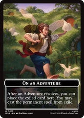 On an Adventure // Enduring Story Double Sided Token [The Hobbit Tokens] | Lots Moore NSW