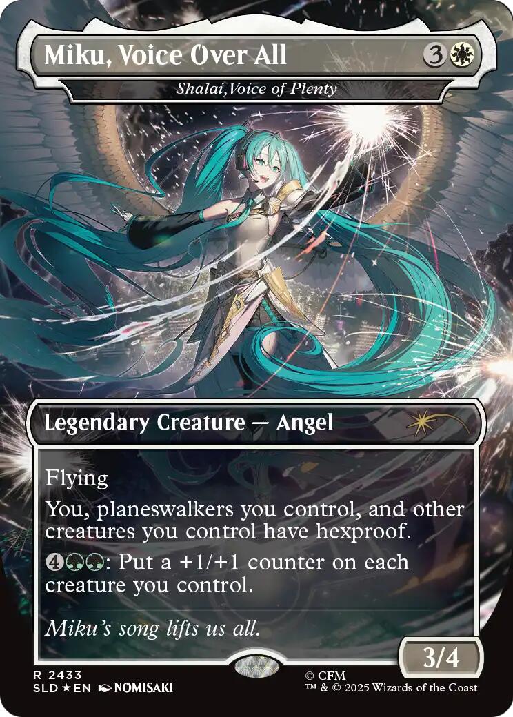 Miku, Voice Over All - Shalai, Voice of Plenty [Secret Lair Drop Series] | Lots Moore NSW
