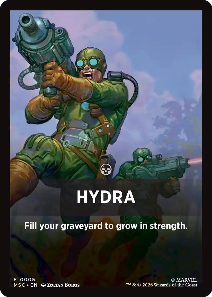 Hydra Theme Card (0005) [Marvel Super Heroes Commander] | Lots Moore NSW