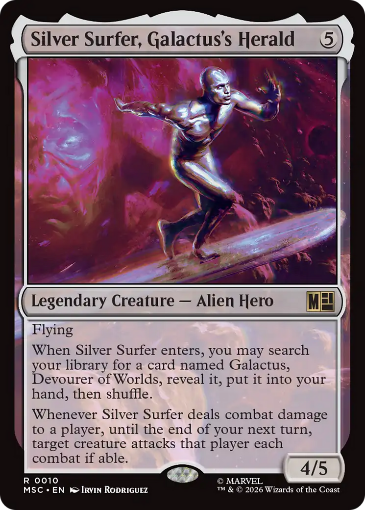 Silver Surfer, Galactus's Herald [Marvel Super Heroes Commander] | Lots Moore NSW