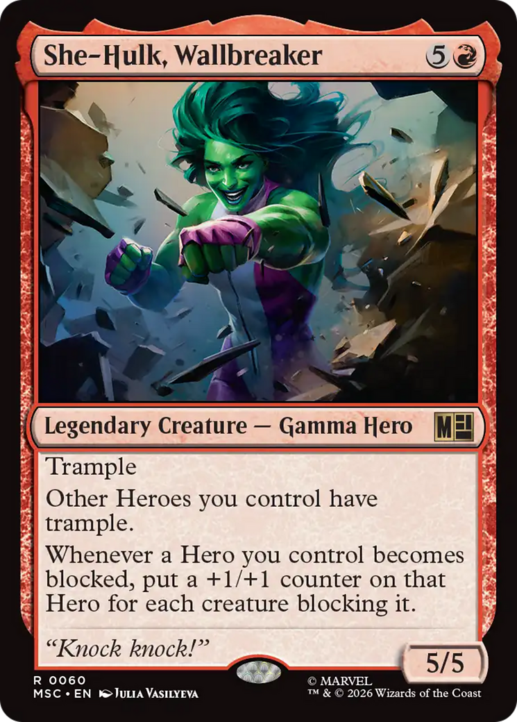 She-Hulk, Wallbreaker [Marvel Super Heroes Commander] | Lots Moore NSW