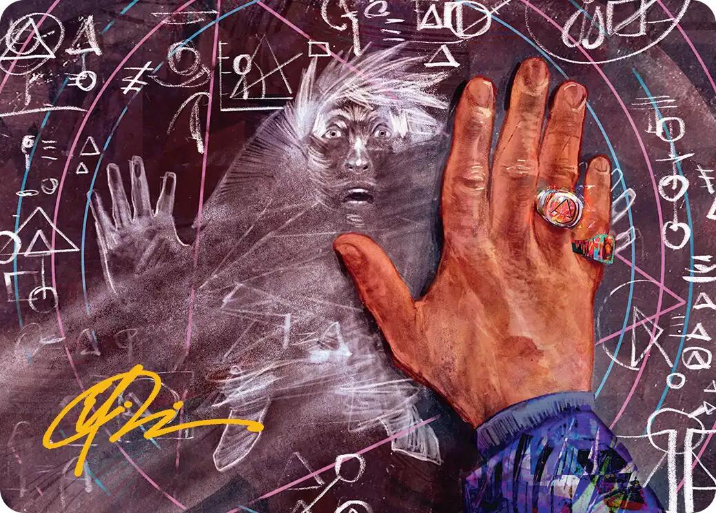 Solve for Disappointment Art Card (Gold-Stamped Signature) [Reality Fracture Art Series] | Lots Moore NSW