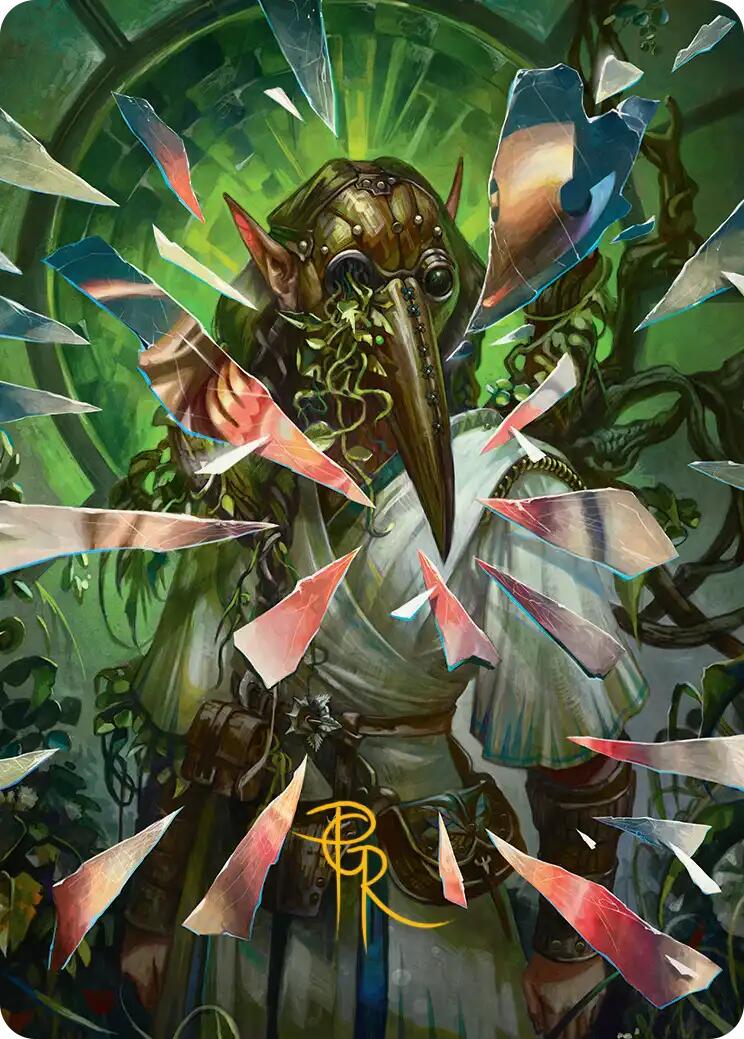 Simulacrum Shaper Art Card (Gold-Stamped Signature) [Reality Fracture Art Series] | Lots Moore NSW