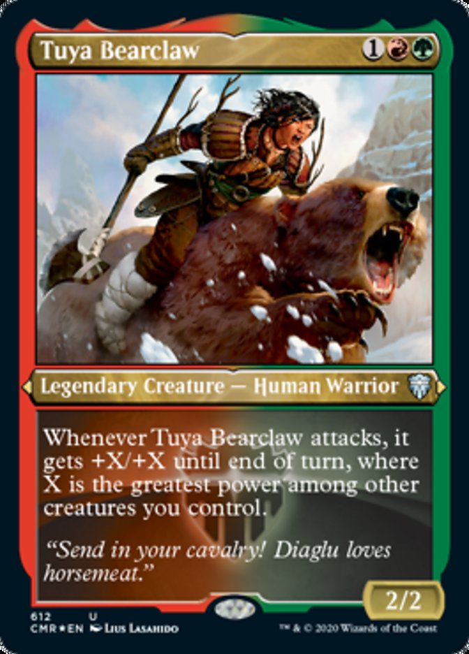 Tuya Bearclaw (Etched) [Commander Legends] | Lots Moore NSW