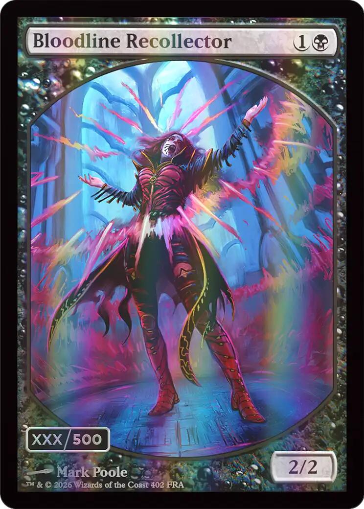 Bloodline Recollector (Retro Frame) (Serial Numbered) (Double Rainbow Foil) [Reality Fracture] | Lots Moore NSW