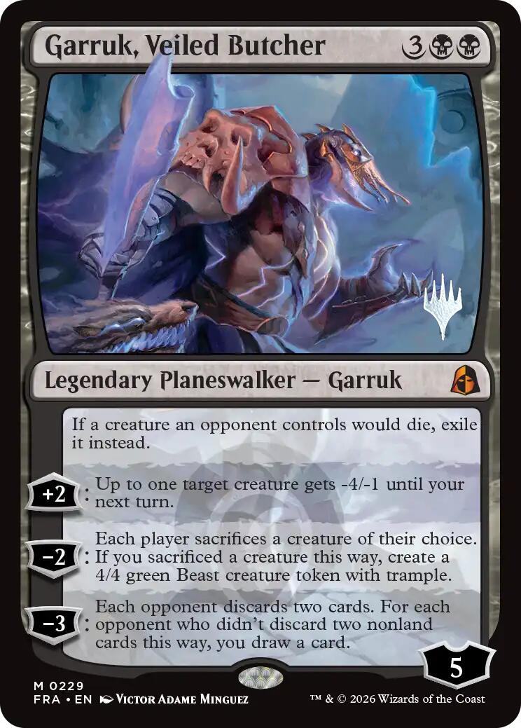 Garruk, Veiled Butcher [Reality Fracture Promos] | Lots Moore NSW
