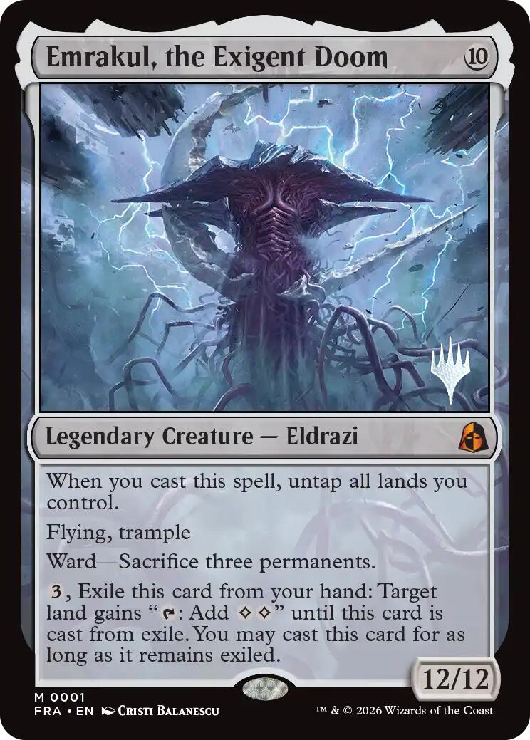 Emrakul, the Exigent Doom [Reality Fracture Promos] | Lots Moore NSW