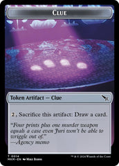 Starscape Cleric // Clue Double-Sided Token [Secrets of Strixhaven Tokens] | Lots Moore NSW