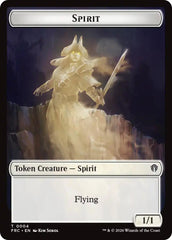 Spirit // Jace Double-Sided Token [Reality Fracture Commander Tokens] | Lots Moore NSW