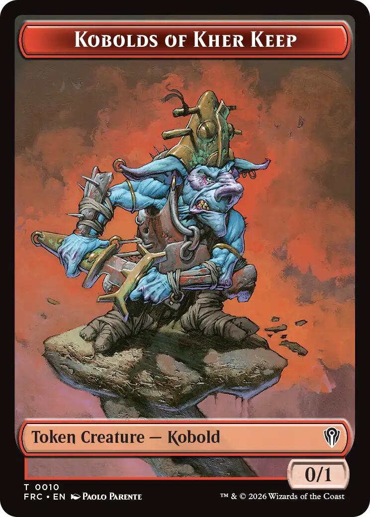 Kobolds of Kher Keep // Phyrexian Mite Double-Sided Token [Reality Fracture Commander Tokens] | Lots Moore NSW