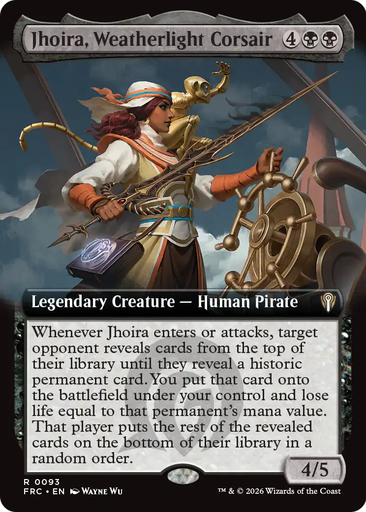 Jhoira, Weatherlight Corsair (Extended Art) [Reality Fracture Commander] | Lots Moore NSW