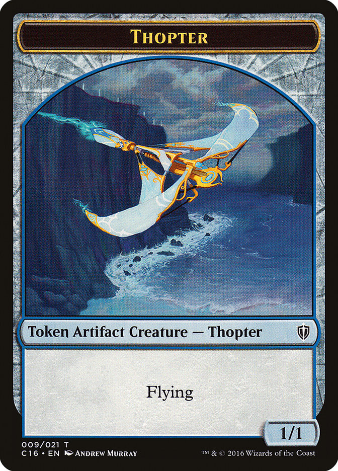 Horror // Thopter Double-Sided Token [Commander 2016 Tokens] | Lots Moore NSW