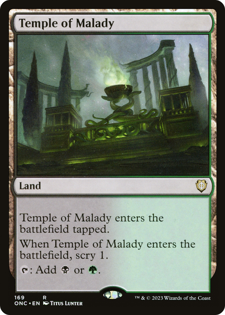 Temple of Malady [Phyrexia: All Will Be One Commander] | Lots Moore NSW