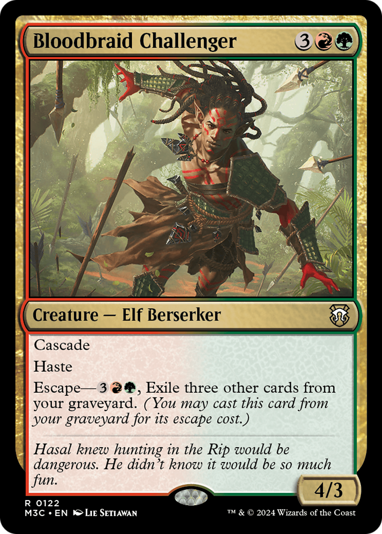 Bloodbraid Challenger [Modern Horizons 3 Commander] | Lots Moore NSW