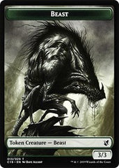 Beast (013) // Wurm Double-Sided Token [Commander 2019 Tokens] | Lots Moore NSW