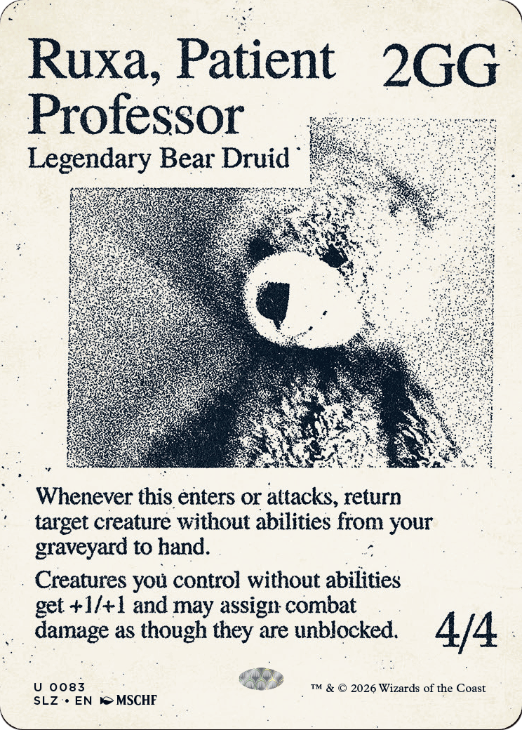 Ruxa, Patient Professor (0083) [Secret Lair x MSCHF: The Zeta Set] | Lots Moore NSW