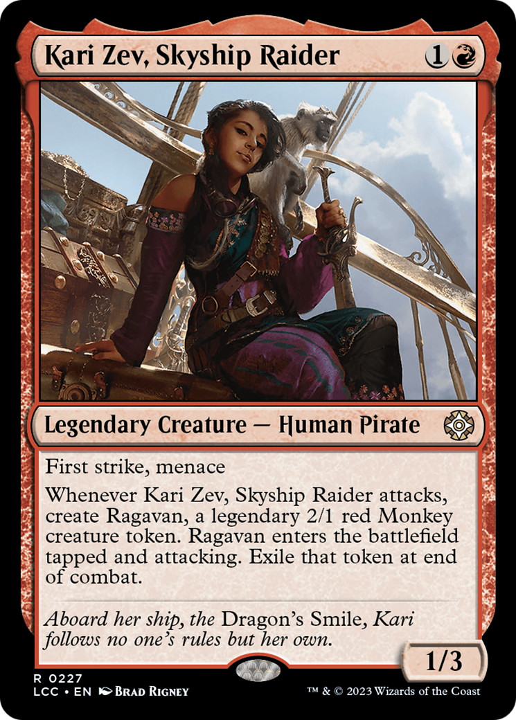 Kari Zev, Skyship Raider [The Lost Caverns of Ixalan Commander] | Lots Moore NSW