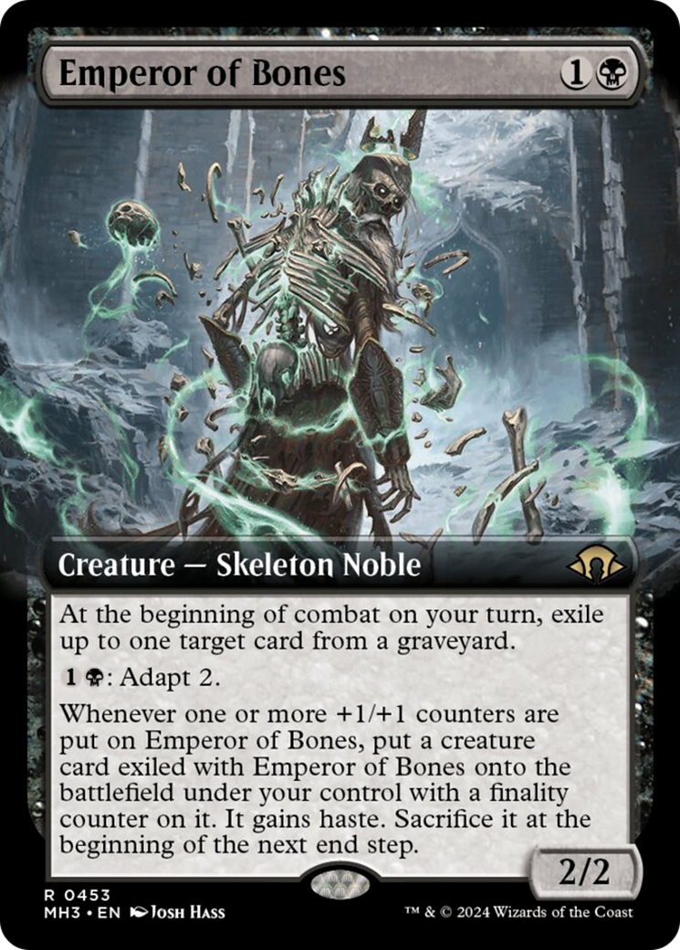 Emperor of Bones (Extended Art) [Modern Horizons 3] | Lots Moore NSW