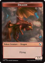 Dragon // Forest Tentacle Double-Sided Token [Reality Fracture Tokens] | Lots Moore NSW