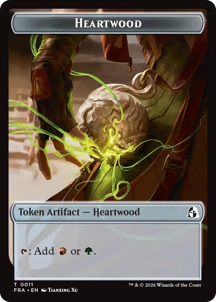 Heartwood // Thopter Double-Sided Token [Reality Fracture Tokens] | Lots Moore NSW