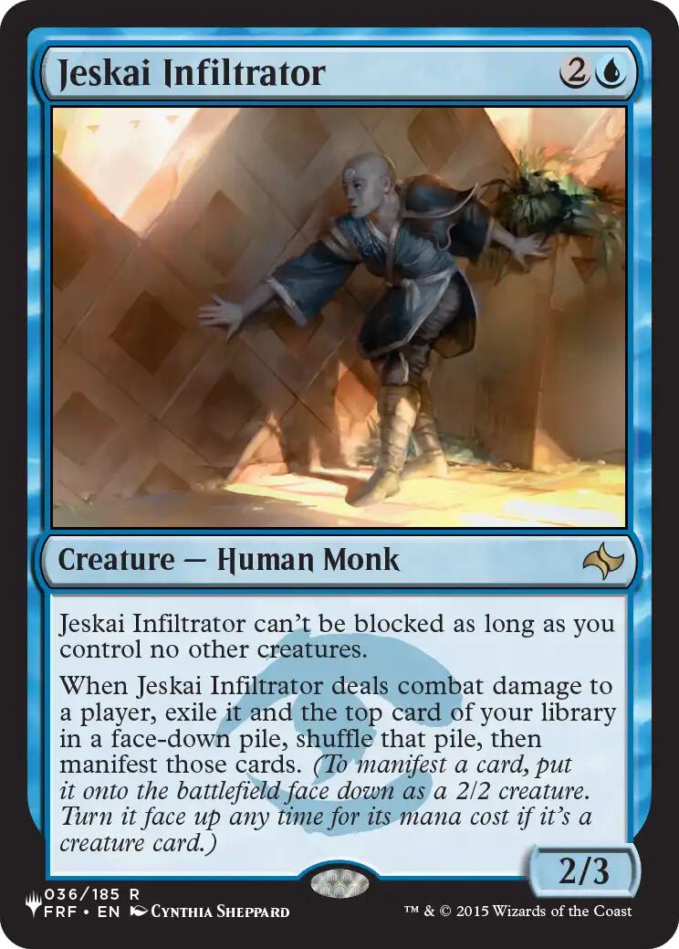 Jeskai Infiltrator [The List] | Lots Moore NSW