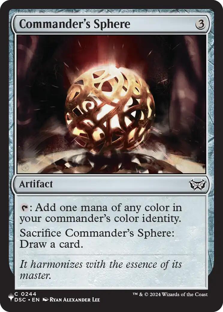 Commander's Sphere (DSC) [The List] | Lots Moore NSW