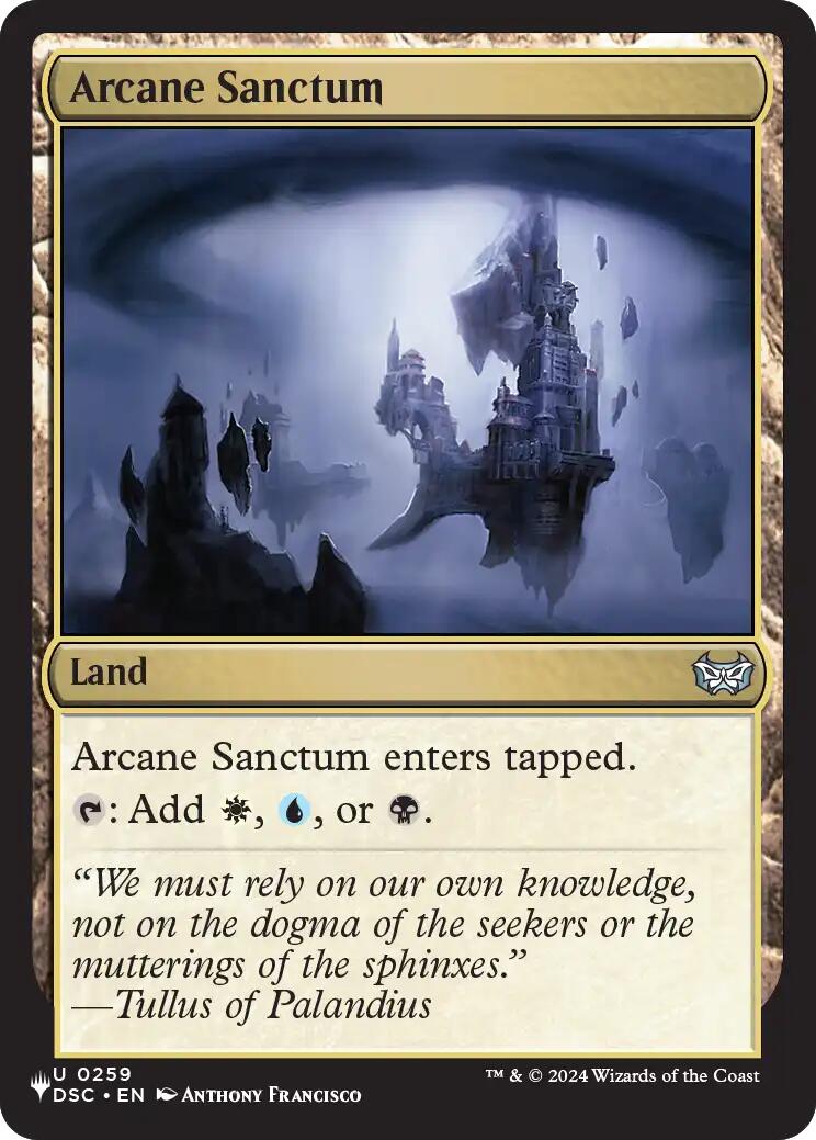 Arcane Sanctum (DSC) [The List] | Lots Moore NSW