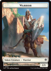 Warrior // Insect Double-Sided Token [Reality Fracture Commander Tokens] | Lots Moore NSW