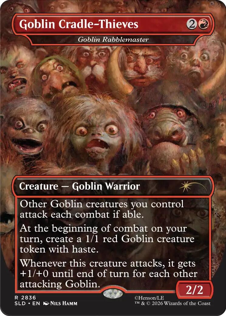 Goblin Cradle-Thieves - Goblin Rabblemaster [Secret Lair Drop Series] | Lots Moore NSW