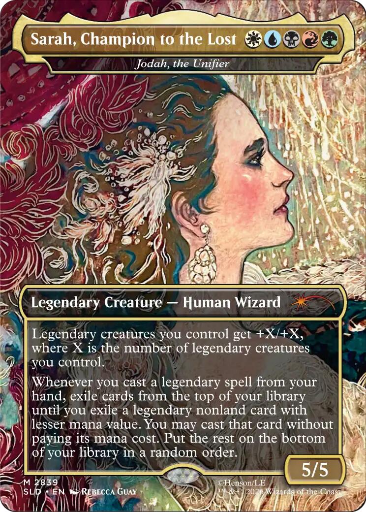 Sarah, Champion to the Lost - Jodah, the Unifier [Secret Lair Drop Series] | Lots Moore NSW
